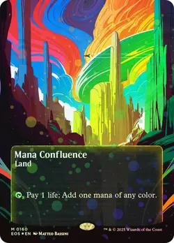 MTG - Mana Confluence - Galaxy Foil - Stellar Sights - Edge of Eternities - Image 1