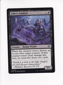 MAGIC THE GATHERING MTG EDGE OF ETERNITIES FALLER'S FAITHFUL - Image 1