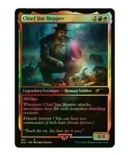 MTG | Chief Jim Hopper #341 | FOIL | SECRET LAIR x STRANGER THINGS | NM | EN - Image 1