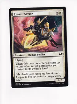 MAGIC THE GATHERING MTG EDGE OF ETERNITIES EXOSUIT SAVIOR (#2) - Image 1