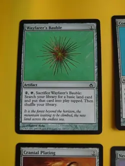 Fifth Dawn. Artifact x4 MTG Card. Cranial Plating, Nuerok Stealthsuit & Bauble's - Image 4