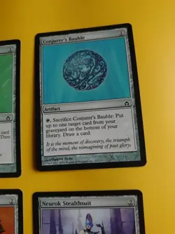 Fifth Dawn. Artifact x4 MTG Card. Cranial Plating, Nuerok Stealthsuit & Bauble's - Image 5