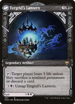 MTG - Tergrid, God of Fright Tergrid's Lantern - Kaldheim (307) Showcase NM - Image 2