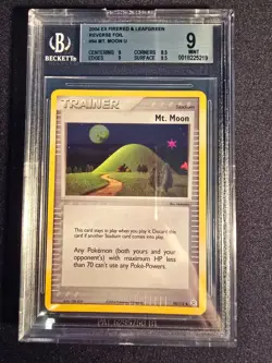 Pokemon TCG Mt. Moon 94/112 Firered & Leafgreen Reverse Holo BGS 9 English - Image 1