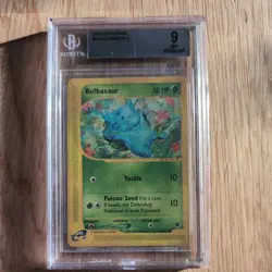 2002 Pokemon Bulbasaur Non Holo E Reader Expedition Base 94/165 PSA 9 MINT! WOTC - Image 1