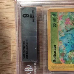 2002 Pokemon Bulbasaur Non Holo E Reader Expedition Base 94/165 PSA 9 MINT! WOTC - Image 4