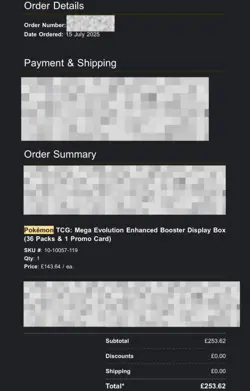 Pokemon Mega Evolutions Enhanced Booster Box (36 Packs + 1 Promo) - PREORDER - Image 2