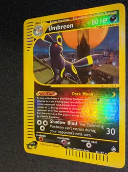 Pokemon AQUAPOLIS - #41/147 - Umbreon - Reverse Holo - ENG - Near Mint - Image 5