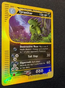 Pokemon AQUAPOLIS - #40/147 - Tyranitar - Reverse Holo - ENG - NM/M - Image 4
