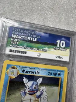 PSA 10 Wartortle CLB 002/034 English Classic Collection Pokemon Card Game - Image 3