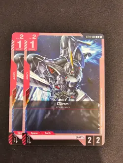 2x Ginn (ST04-008) Gundam TCG Card Game - English - Image 1