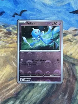 Frillish 044/086 White Flare Pokeball Reverse Holo Rare Pokemon Card Near Mint - Image 1
