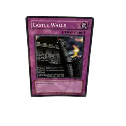 Yugioh CCG Collectable 1996 Konami Castle Walls Trap Card 1996 - Image 5