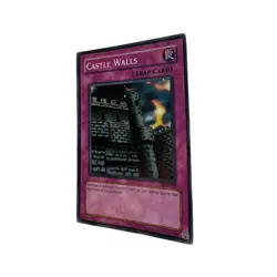 Yugioh CCG Collectable 1996 Konami Castle Walls Card Trap Card - Image 3