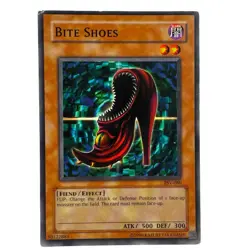 Yugioh CCG Collectable 1996 Konami Bite Shoes Card - Image 1