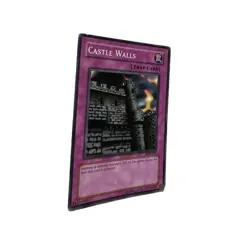 Yugioh CCG Collectable 1996 Konami Castle Walls Trap Card SDY Card 1996 - Image 2