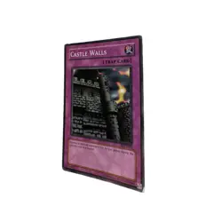 Yugioh CCG Collectable 1996 Konami Castle Walls Trap Card SDY Card 1996 - Image 3