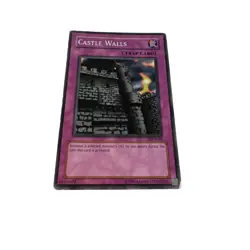 Yugioh CCG Collectable 1996 Konami Castle Walls Trap Card SDY Card 1996 - Image 4