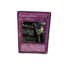 Yugioh CCG Collectable 1996 Konami Castle Walls Trap Card SDY Card 1996 - Image 5