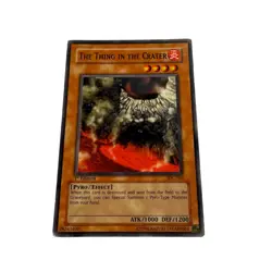 Yugioh CCG Collectable 1996 Konami 1st Edition The Thing In The Crater Card - Image 4