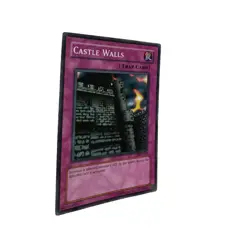Yugioh CCG Collectable 1996 Konami Castle Walls Trap Card 1996 SDY - Image 2