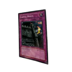 Yugioh CCG Collectable 1996 Konami Castle Walls Trap Card 1996 SDY - Image 3
