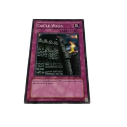 Yugioh CCG Collectable 1996 Konami Castle Walls Trap Card 1996 SDY - Image 4