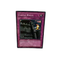 Yugioh CCG Collectable 1996 Konami Castle Walls Trap Card 1996 SDY - Image 5