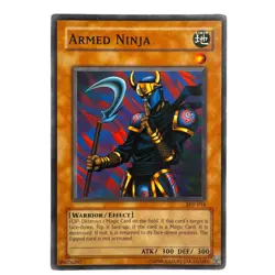 Yugioh CCG Collectable 1996 Konami Armed Ninja Card - Image 1