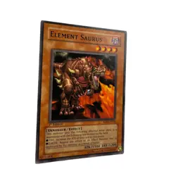 Yugioh CCG Collectable 1996 Konami 1st Edition Element Saurus Card - Image 2