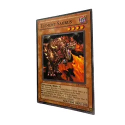 Yugioh CCG Collectable 1996 Konami 1st Edition Element Saurus Card - Image 3
