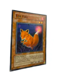Yugioh CCG Collectable 1996 Konami 1st Edition Fox Fire Card - Image 2