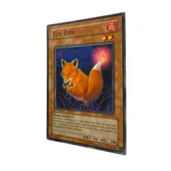 Yugioh CCG Collectable 1996 Konami 1st Edition Fox Fire Card - Image 3