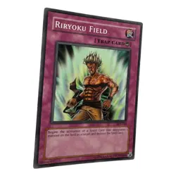 Yugioh 1996 Konami CCG Collectable Riryoku Field Card - Image 2
