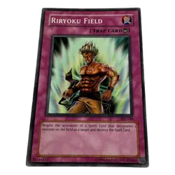 Yugioh 1996 Konami CCG Collectable Riryoku Field Card - Image 4