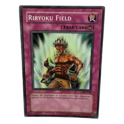 Yugioh 1996 Konami CCG Collectable Riryoku Field Card - Image 5