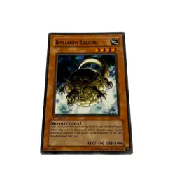 Yugioh CCG Collectable 1996 Konami 1st Edition Ballon Lizard Card - Image 4