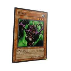 Yugioh CCG Collectable 1996 Konami 1st Edition Minar Card - Image 2