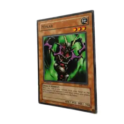 Yugioh CCG Collectable 1996 Konami 1st Edition Minar Card - Image 3