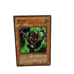 Yugioh CCG Collectable 1996 Konami 1st Edition Minar Card - Image 5