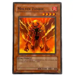 Yugioh CCG Collectable 1996 Konami 1st Edition Molten Zombie Card - Image 1