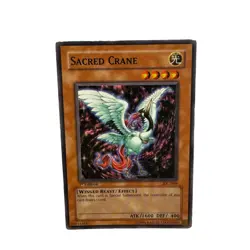 Yugioh CCG Collectable 1996 Konami 1st Edition Sacred Crane Card - Image 5