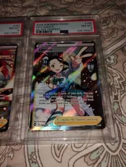 Pokemon ENGLISH Bea Flannery Candice Vivid Chilling HOLO PSA 8 NM-MT 3 Card Lot - Image 4