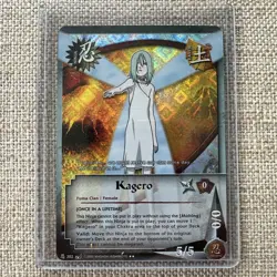 NARUTO CCG 2002 Rare #302 KAGERO NINJA Naruto Anime Card FOIL - Image 1
