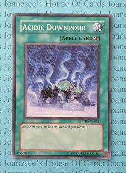 PTDN-EN058 Acidic Downpour Yu-Gi-Oh Card Unl - Image 1