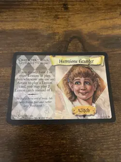 Hermione Granger Foil Card Harry Potter TCG 10 /116 - Image 1