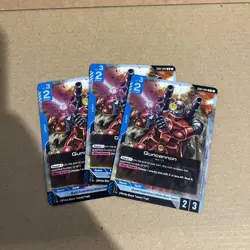 Gundam Card Game GD01 GD01-004 Guncannon Rare R - Pack Fresh x3 - Image 1
