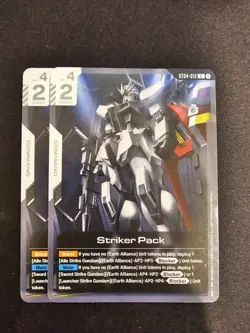 2x Striker Pack (ST04-012) Gundam TCG Card Game - English - Image 1