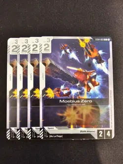 4x Moebius Zero (ST04-003) Gundam TCG Card Game - English - Image 1
