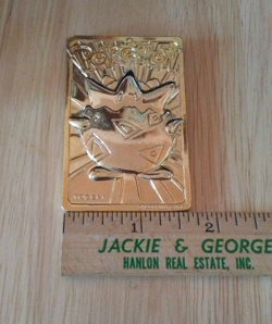 1999 Burger King TOGEPI Limited Edition 23k Gold Plated Pokemon Card - Image 3